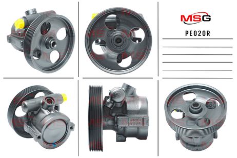 фото MSG PE020R Насос ГУР citroen berlingo 99-,peugeot 206 SW 02-,peuge partner 00- Rebuilding MSG PE020R Насос ГУР citroen berlingo 99-,peugeot 206 SW 02-,peuge partner 00- Rebuilding