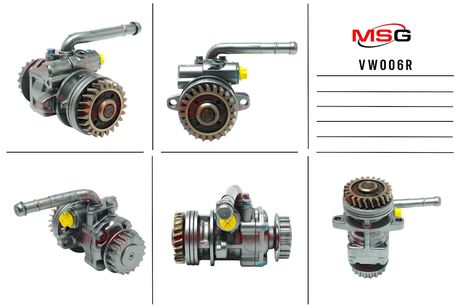 MSG VW006R Насос ГУР VW multivan v 03-09,touareg 03-10,transporter v 03-09,transporter v  03-09  Rebuilding