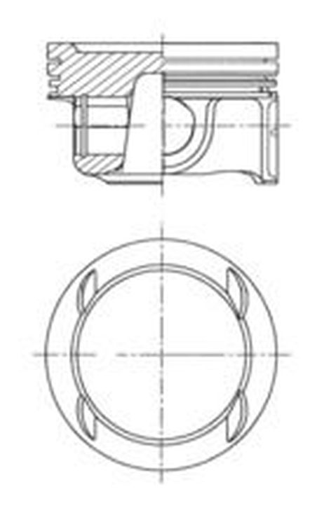 Kolbenschmidt 41 784 600 Поршень