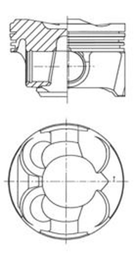Kolbenschmidt 41 267 600 Поршнекомплект