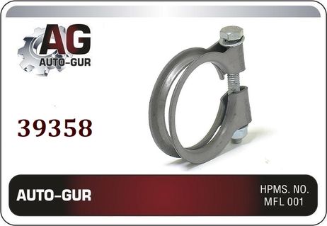фото Auto-GUR 39358 Хомут глушителя евро d=48мм (ваз 2101-07) Auto-GUR 39358 Хомут глушителя евро d=48мм (ваз 2101-07)