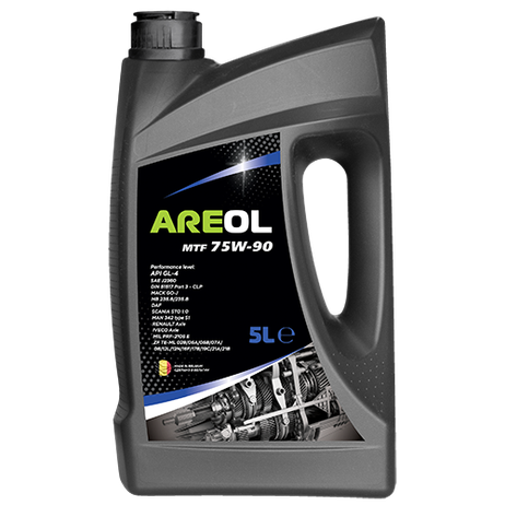 фото AREOL 75W90AR086 MTF 75w90 (5л) полусинт. трансм. масло для робот. и мкпп API gl-4, MB 235.6/235.8 AREOL 75W90AR086 MTF 75w90 (5л) полусинт. трансм. масло для робот. и мкпп API gl-4, MB 235.6/235.8
