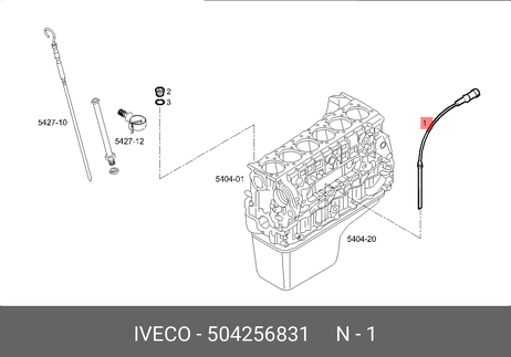 фото Iveco 504256831 Датчик уровня масла stralis Iveco 504256831 Датчик уровня масла stralis