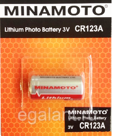 фото Auto-GUR CR123A Батарейкa cr123 Minamoto 1/card (Элемент питания). Auto-GUR CR123A Батарейкa cr123 Minamoto 1/card (Элемент питания).