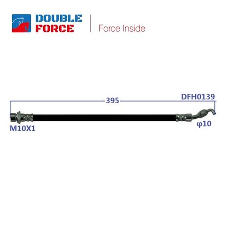 фото DOUBLE FORCE DFH0139 Шланг тормозной DOUBLE FORCE DFH0139 Шланг тормозной