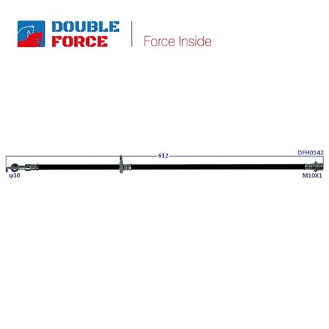 фото DOUBLE FORCE DFH0142 Шланг тормозной DOUBLE FORCE DFH0142 Шланг тормозной