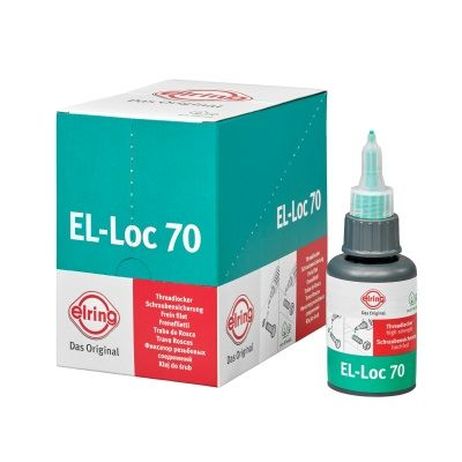 Elring 700.521 Герметик анаэробный (10мл) EL-Loc 70 blue-green universal /Фиксатор резьбы Высокопрочный /t=180c elring 700.521