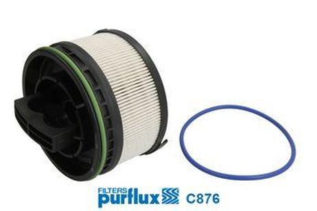 фото Purflux C876 фильтр топливный для двс Purflux C876 фильтр топливный для двс