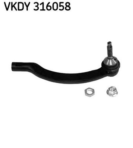 SKF VKDY 316058 Наконечник рулевой тяги | лев |