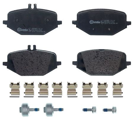 фото Brembo P 50 161 Колодки тормозные дисковые | зад | Brembo P 50 161 Колодки тормозные дисковые | зад |