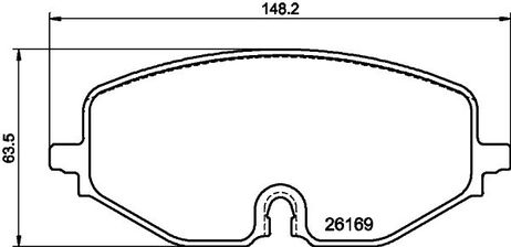 Mintex MDB4282 Колодки тормозные дисковые