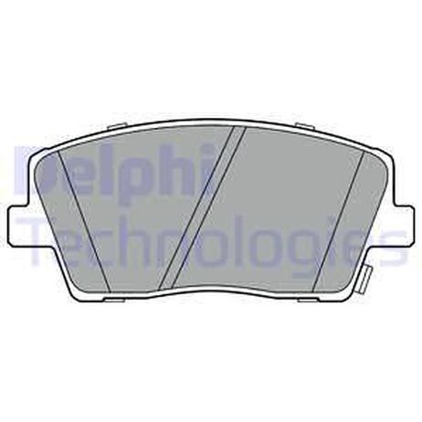 Delphi LP3390 Колодки тормозные дисковые