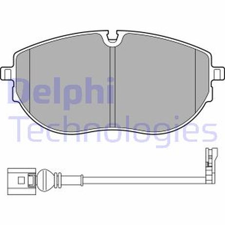 фото Delphi LP3652 Колодки тормозные дисковые Delphi LP3652 Колодки тормозные дисковые