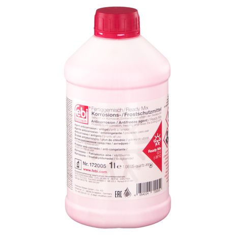 фото Febi 172005 Антифриз 1 л., готовый G12 (-35°c), красного цвета Febi 172005 Антифриз 1 л., готовый G12 (-35°c), красного цвета