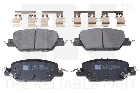 фото NK 222654 Колодки тормозные дисковые NK 222654 Колодки тормозные дисковые
