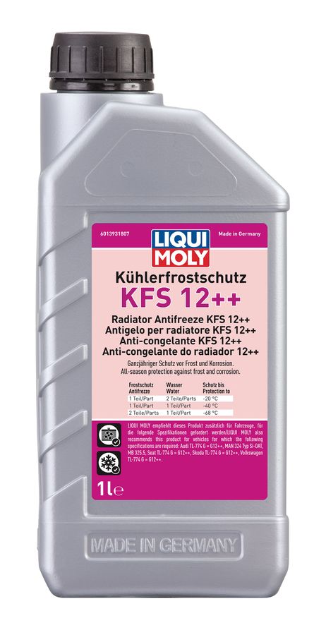 фото Liqui Moly 21134 Антифриз, концентрат Kuhlerfrostschutz KFS 12++, красный, 1л Liqui Moly 21134 Антифриз, концентрат Kuhlerfrostschutz KFS 12++, красный, 1л