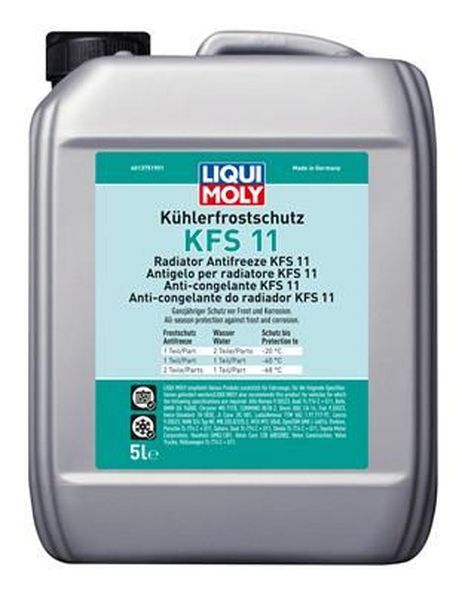 Liqui Moly 21150 Антифриз, концентрат Kuhlerfrostschutz KFS 11,сине-зелёный, 5л