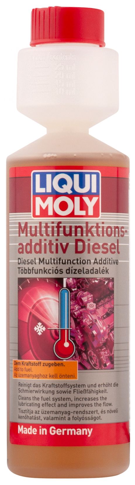 фото Liqui Moly 21469 Присадка многофункциональная для дизельного топлива Multifunktionsadditiv Diesel, 250мл Liqui Moly 21469 Присадка многофункциональная для дизельного топлива Multifunktionsadditiv Diesel, 250мл