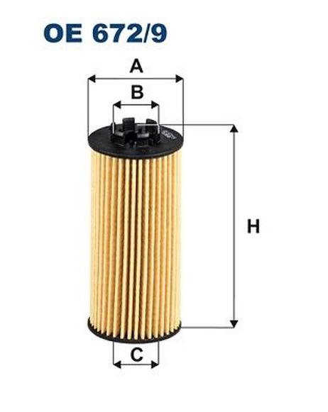 FILTRON OE 672/9 Вставка фильтра масляного