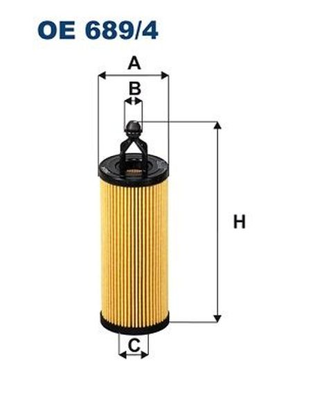 FILTRON OE 689/4 Вставка фильтра масляного