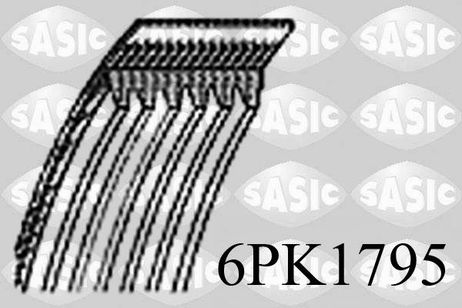Sasic 6PK1795 Ремень ручейковый