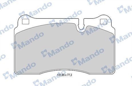 Mando MBF015390 Колодки тормозные дисковые | перед |