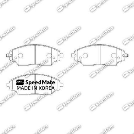 SpeedMate SM-BPG028 Колодки тормозные дисковые