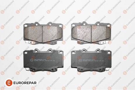 EUROREPAR 1639376280 Колодки тормозные дисковые | перед |
