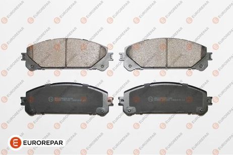 EUROREPAR 1639382180 Колодки тормозные дисковые | перед |
