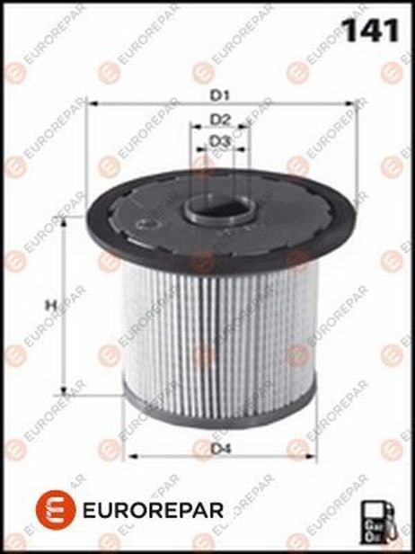 EUROREPAR 1643625080 Фильтр топливный