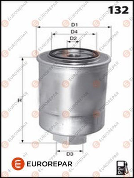 EUROREPAR 1643627480 Фильтр топливный