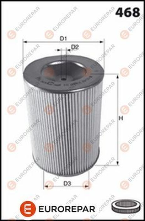 EUROREPAR 1667451080 Фильтр воздушный