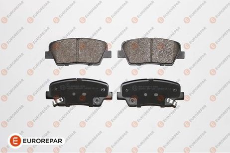 EUROREPAR 1667812180 Колодки тормозные дисковые | зад |