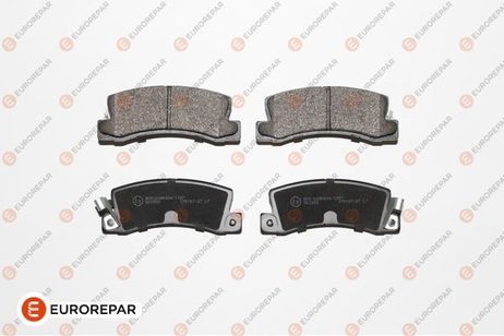 EUROREPAR 1667812480 Колодки тормозные дисковые | зад |