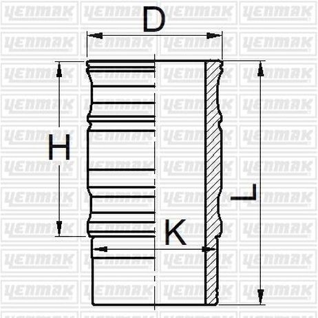 YENMAK 5105963000 Гильза цилиндра