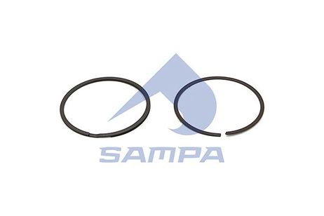 SAMPA 040.744 Комплект кольца,Выпускной Коллектор HCV