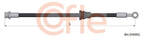 Cofle 92BHDW001 Шланг тормозной