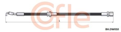 Cofle 92BHDW010 Шланг тормозной