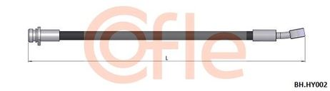 Cofle 92.BH.HY002 Шланг тормозной