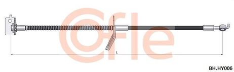 Cofle 92.BH.HY006 Шланг тормрзной