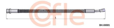 Cofle 92.BH.KI001 Шланг тормозной