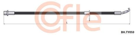 Cofle 92BHTY059 Шланг тормозной