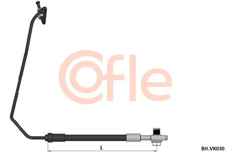 Cofle 92.BH.VK030 Шланг тормозной