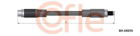 Cofle 92.BH.VK076 Шланг тормозной