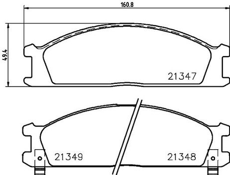 Nisshinbo NP2008SC Колодки тормозные дисковые Strong Ceramic | перед |