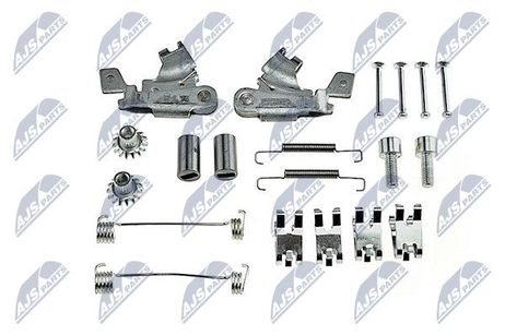 NTY HSR-FT-007 К-т установочный для колодок стоян торм Ducato RUS , PSA (с упорами) | зад |