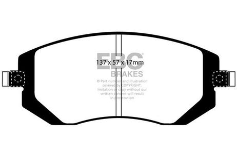 EBC DP31661C Redstuff | перед |