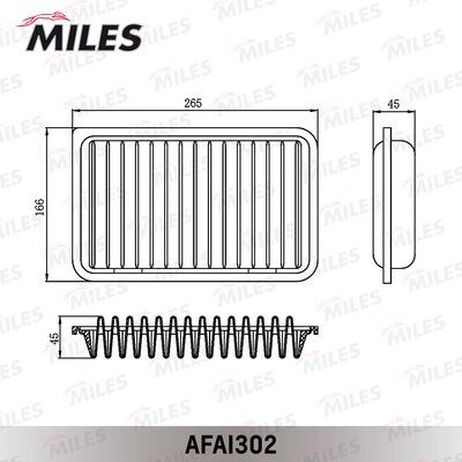 Miles AFAI302 Фильтр воздушный suzuki swift IV (mz, EZ) 1.2 10-