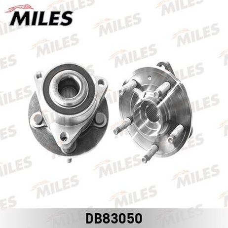 Miles DB83050 Ступица с подшипником передняя (5 шпилек) +abs, opel astra j/chevrolet cruze15 d=105x 09-.