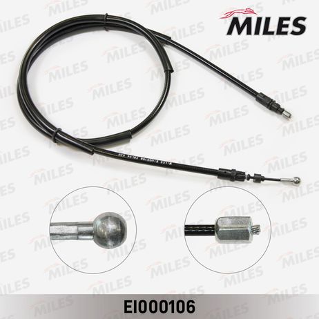 Miles EI000106 Трос стояночного тормоза renault master/opel vivaro 01- правый